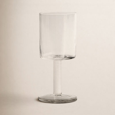 Blakely Ribbed White Wine Glass