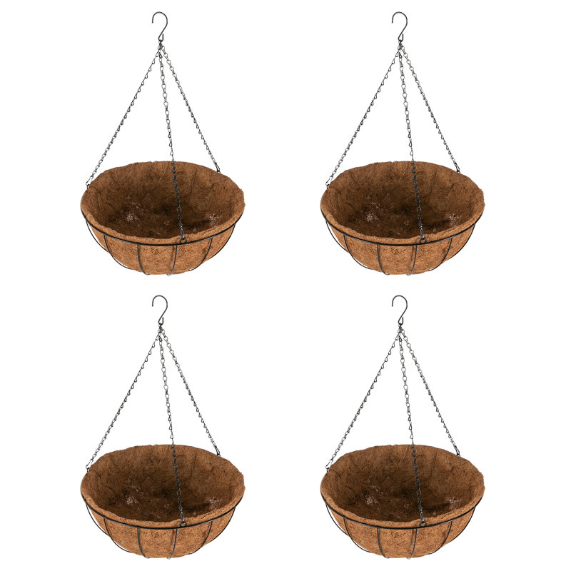 Boîte à fleurs suspendue à la main Treanor (ensemble de 4)