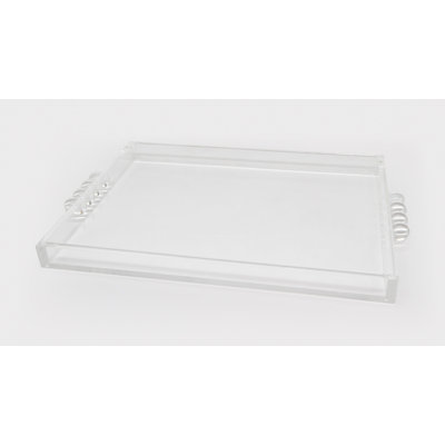 Acrylic Tray with Bubble Handles