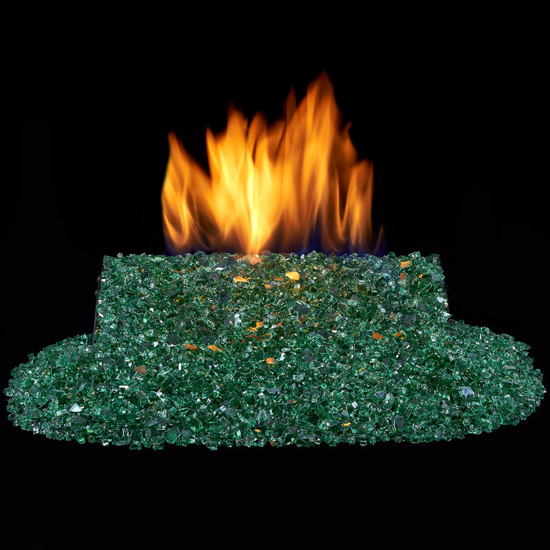 Duluth Forge Vented Fire Glass Burner Kit, Natural Gas, Match Light, 14"(Minimum Opening: 18"H x 26"FW x 26"BW x 12"D)