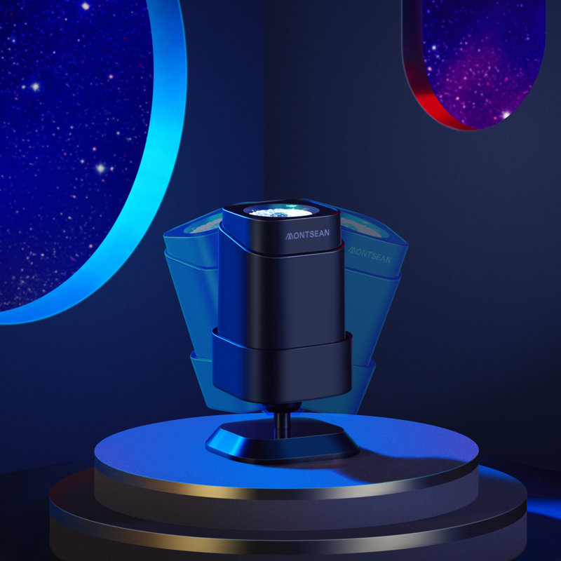 Black LED Projection Night Light