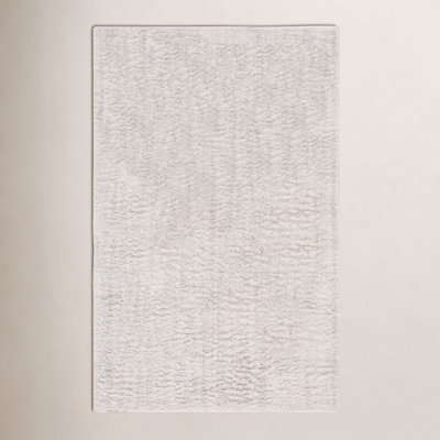 Silver Ivory Hand-Woven Rug