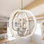 Lustre sphérique unique à 4 lumières Gablecrest-55746951