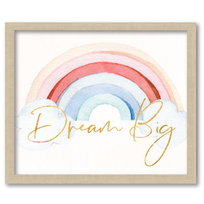 Panneau encadré Dream Big 16 x 20