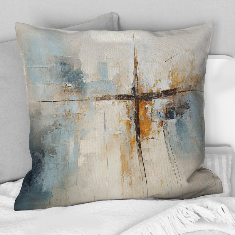 Coussin Minimalisme Christian Dream Cross I - Christianity, 16" x 16"