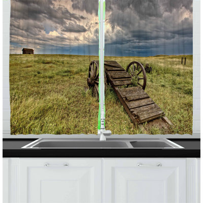 Pointed Kitchen Curtain