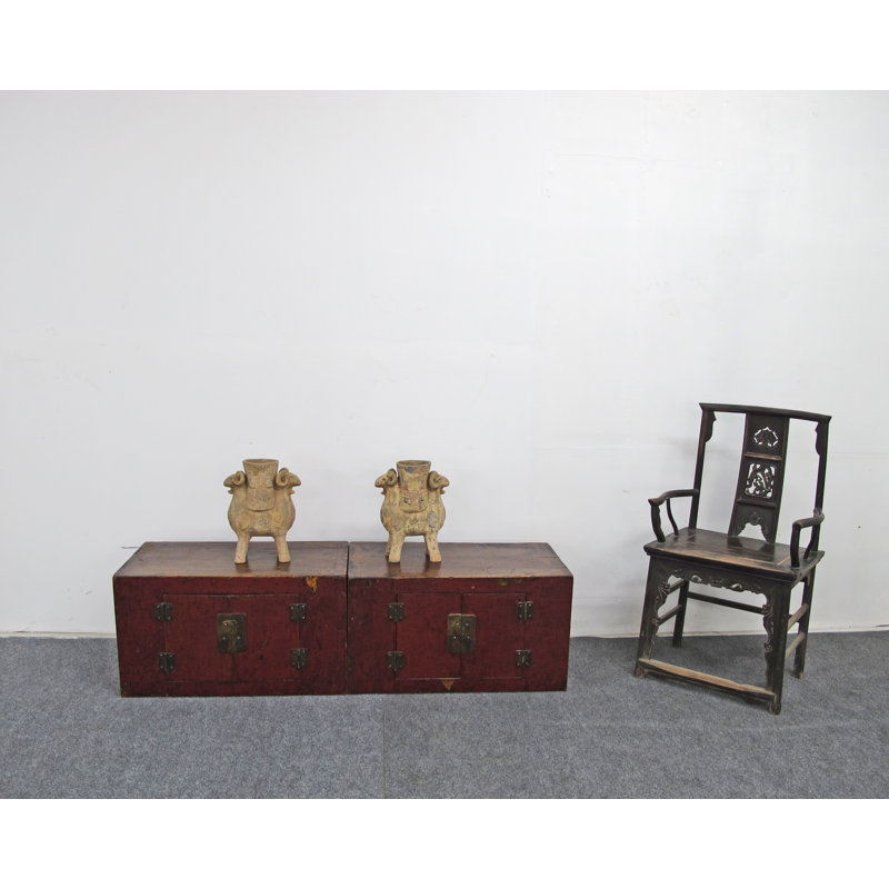 2 Piece Coffee Table Trunk Set