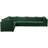 Ensoll Velvet L-Shaped Sectional Reversible-1107806480