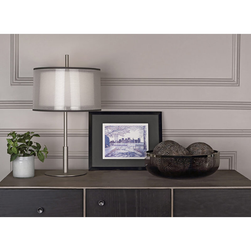Saturnia Table Lamp, 30" H x 17" W x 17" D
