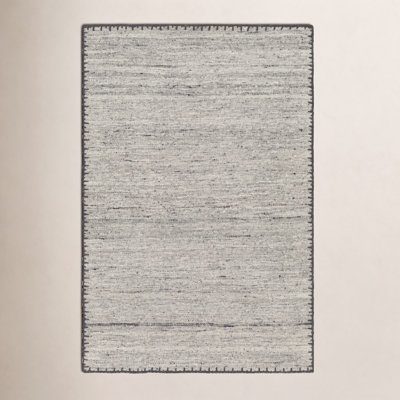 Jayde Handmade Wool Gray Rug