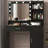 Vanity Desk With Mirror & Light, Large Drawer Three Level Storage Dresser, 3 Lighting Modes Adjustable Brightness, Bedroom Dressing Table-301232889