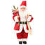 Santa Claus Figure Red Polyester Christmas Figurine Holiday Santa Statue-614380296