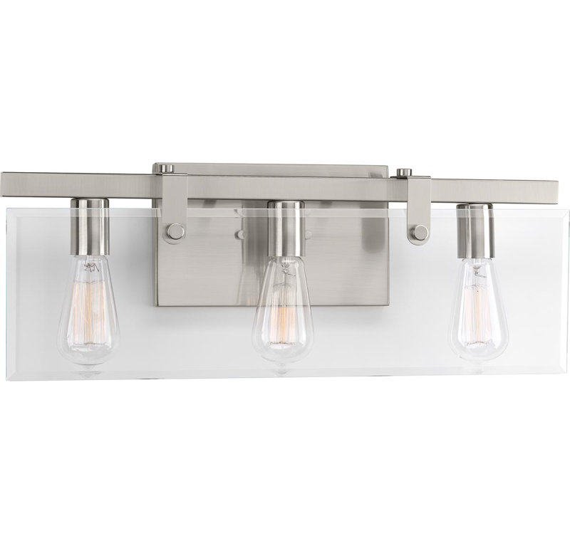 Bridgewood 3 - Light Dimmable Vanity Light, Brushed Nickel