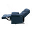Fauteuil inclinable brun clair en tissu tissé-121534461