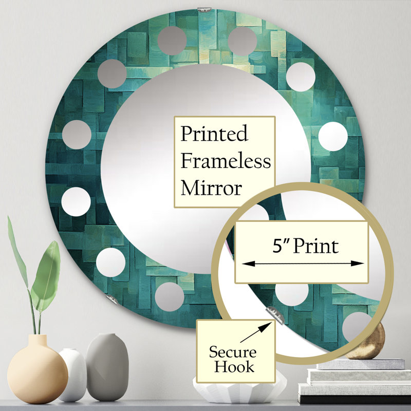 Miroir mural Zoika, 24 po x 24 po