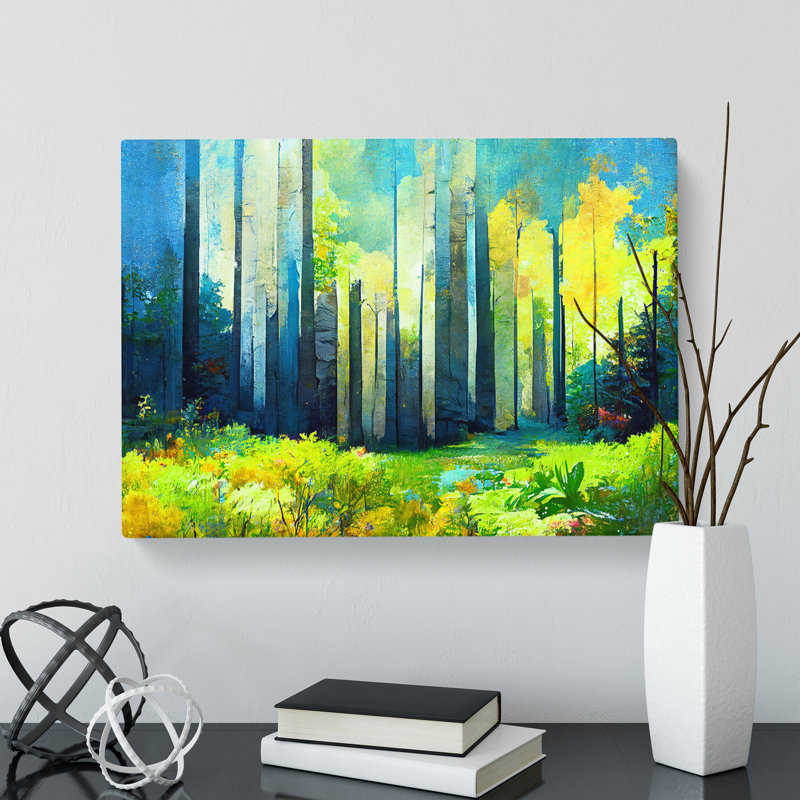 Special Abstract Forest Vol.5 - Wrapped Canvas, 40cm H x 60cm W x 3cm D