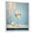 White Floater Framed