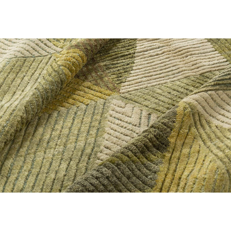 Tessellate Wool Geometric Area Rug, Rectangle 2' x 3'