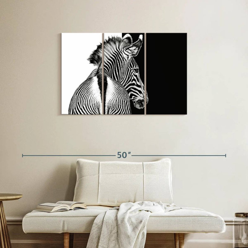 Brampt Zebra Contrast, 24" H x 38" W