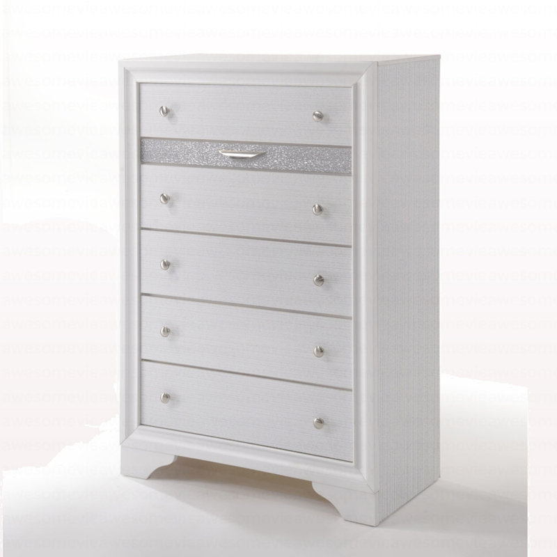 Commode moderne blanche, Blanc