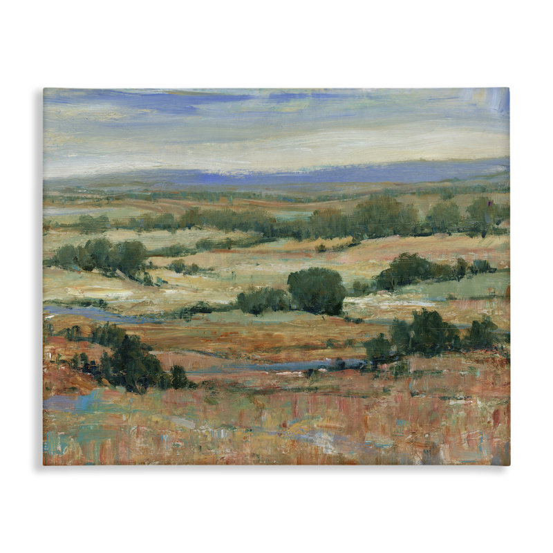 Art mural sur toile Traditional Farmland Landscape par Tim Ottoole, H 24 po x l 30 po