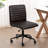 Faux Leather Mid Back Swivel Computer Task Desk Chair-101109633-91696634