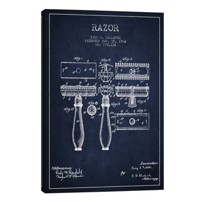 Razor by Aged Pixel - Print on Canvas