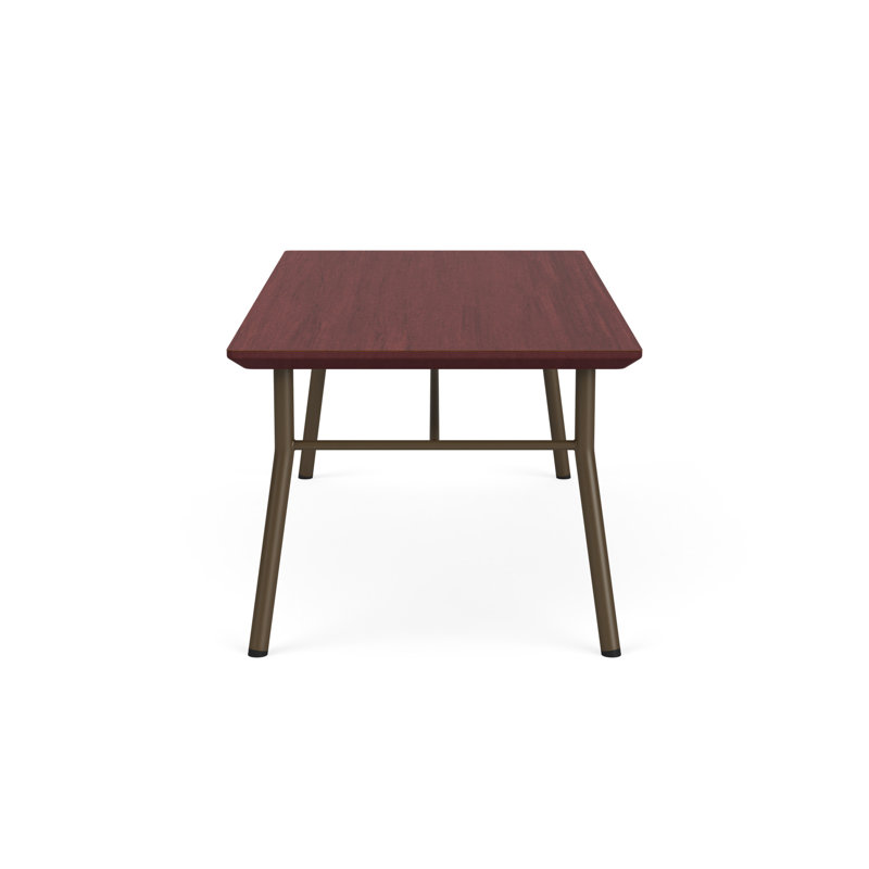 Lesro Table basse Mystic, Red Wood, Bronze