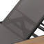 De 2 méridiennes confortables avec structure en aluminium et en grillage - Greyblack Lounge Rust - Structure et pièces en bois d'eucalyptus