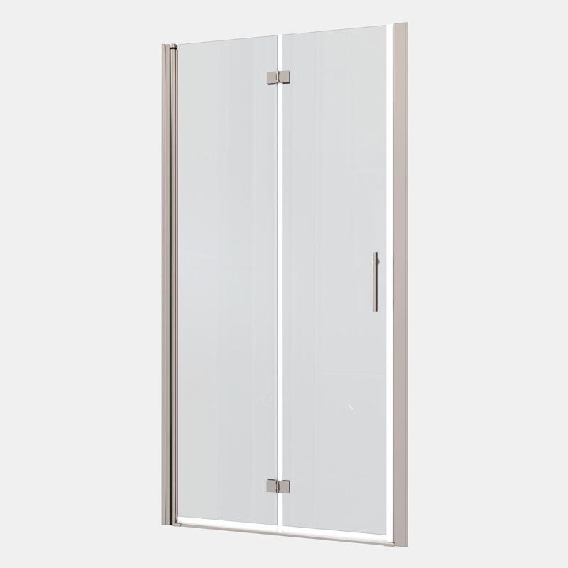 Universal Pivot 1/4" Tempered Glass Shower Door - 1 3/8" Adjustable, 36000 Times Examined Open/Close Characteristic, Smooth Pivot, Leak, , Aluminium Alloy With Checked Open/Close, Operation, Item