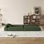 Canapé-lit ajustable en velours côtelé 3-en-1 Jairden, méridienne convertible pliable moderne (avec coussin décoratif)-2083423151