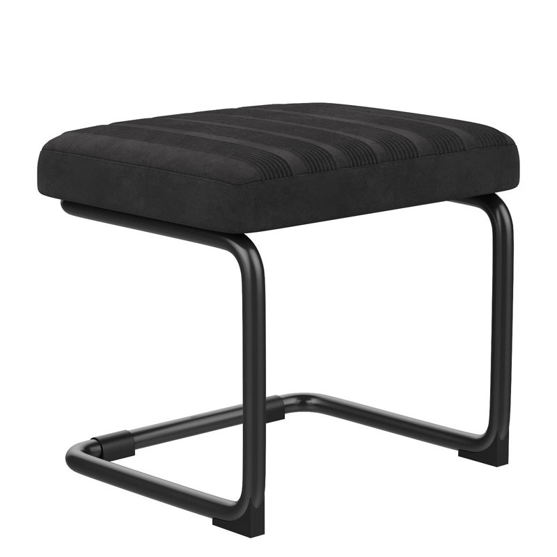 Tabouret d'appoint Climmie, Noir