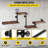 Jennise 4 Piece Solid Wood Floating Shelf with Straight Brackets