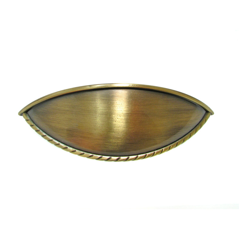 3 25/32" Centre to Centre Cup Pull, Antique English