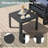 Joquita 13-Piece Patio Outdoor Sectional Set with Fire Pit Table Chaise Lounge and Cushions-110372325