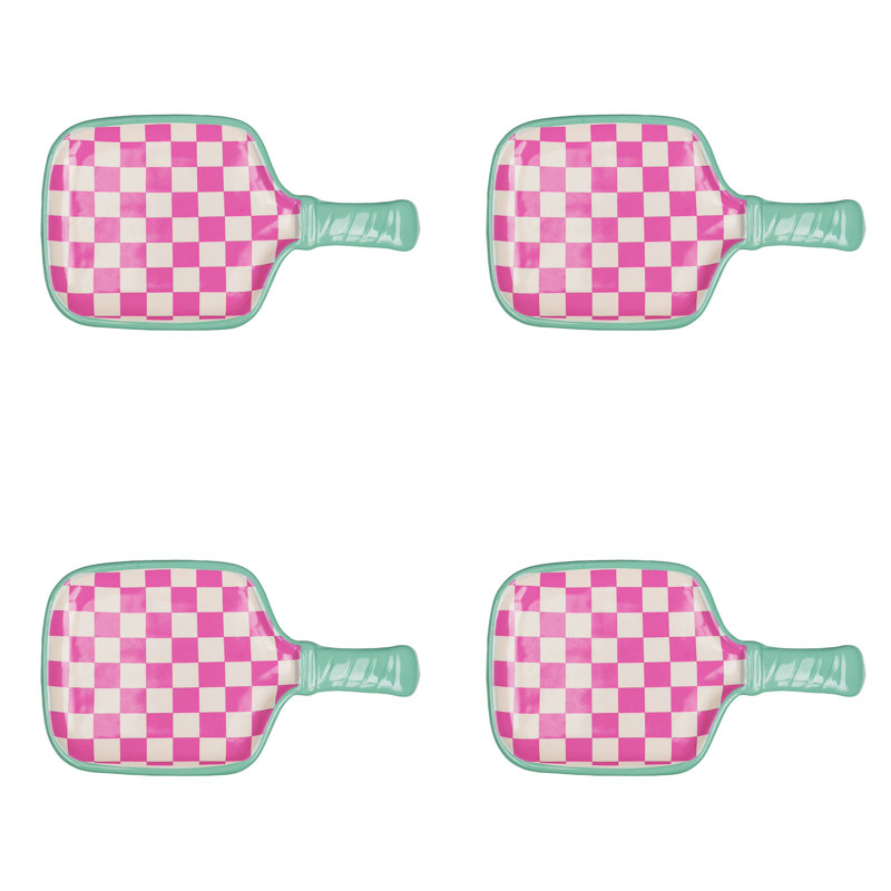 10 assiettes à apéritif Strawberry Street