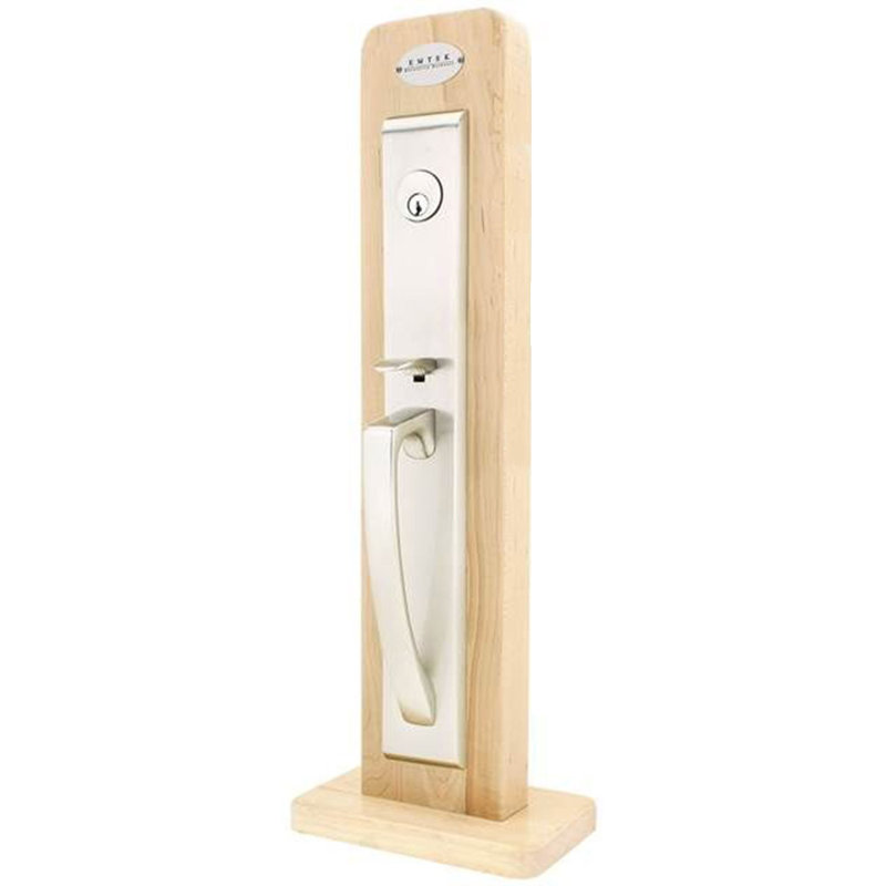 Jeu poignées factice mortaise hera, Dos plat, Levier Genève, Droitier