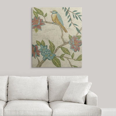 «Antique Aviaire IV», reproduction d'art graphique Chariklia Zarris