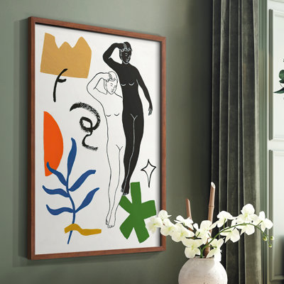 Starry Venus II, reproduction encadrée - bois massif