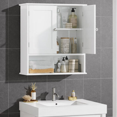 25.6" Over-Toilet Cabinet — 3-Tier Adjustable Storage for Your Vertical Rescue
