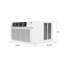 Climatiseur de fenêtre 10 000 BTU LG-124197938