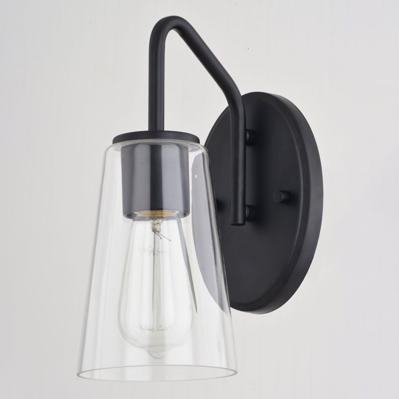 Beverly Dimmable Bath Sconce, Matte Black
