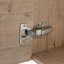 Meuble-lavabo de 22 po pour petite salle de bain, fixation murale, porte à fermeture en douceur, lavabo en céramique, poignée à tirer noir mat, meuble 22 x 13 avec contreplaqué, vasque, décoration, moderne-1508142898