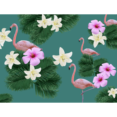 Rosemarie Floral Hand Woven 60cm X 80cm Area Rug