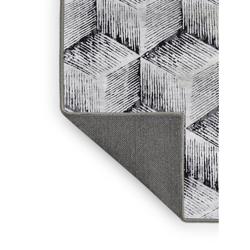 Geometric Indoor Rug, Rectangle 7' x 9'