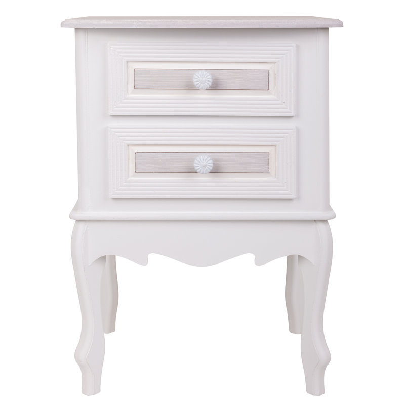 Bennet 42cm W Manufactured Wood Bedside Table