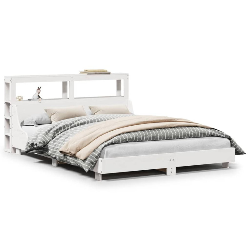 Columbus Bed, White, 120cm x 200cm