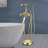 Triple Handle Floor Mounted Tub Filler With Handshower-50703375
