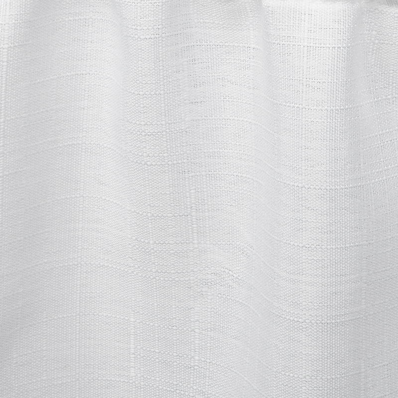 White Linen-Like Fabric Cordless Tie-Up Shade