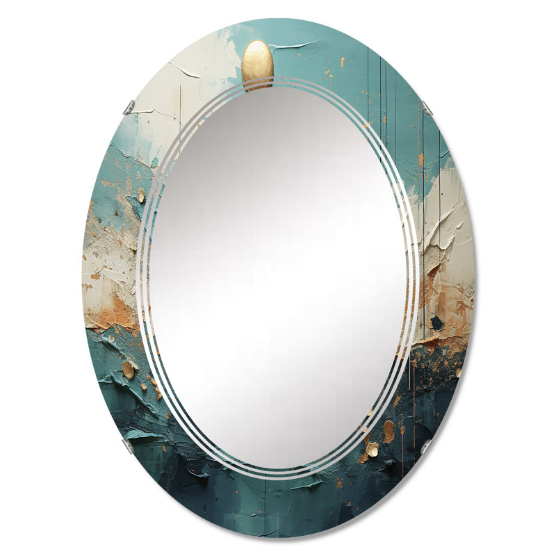 Gerakies - Miroir mural ovale Pluto, 36 po x 24 po